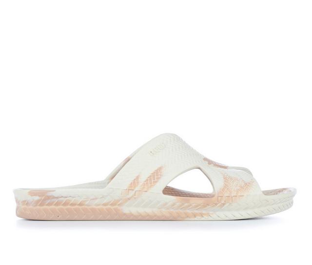 Women's Reef Water X Slide Sandals in Tan Swirl color