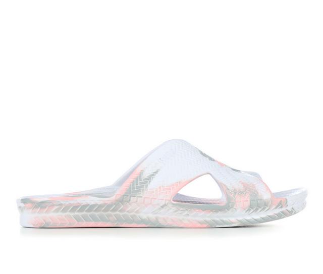 Women's Reef Water X Slide Sandals in Pink Swirl color