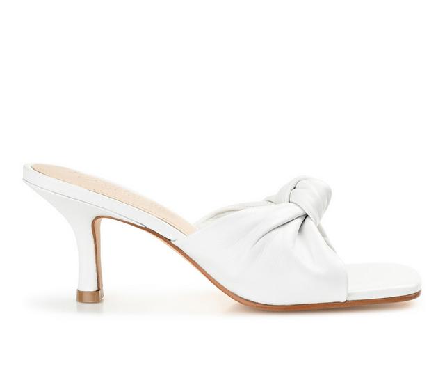 Women's Journee Signature Finlee Dress Sandals in White color