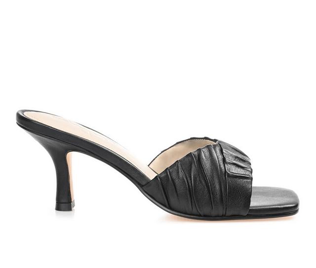 Journee Signature Juliette Dress Sandals in Black color