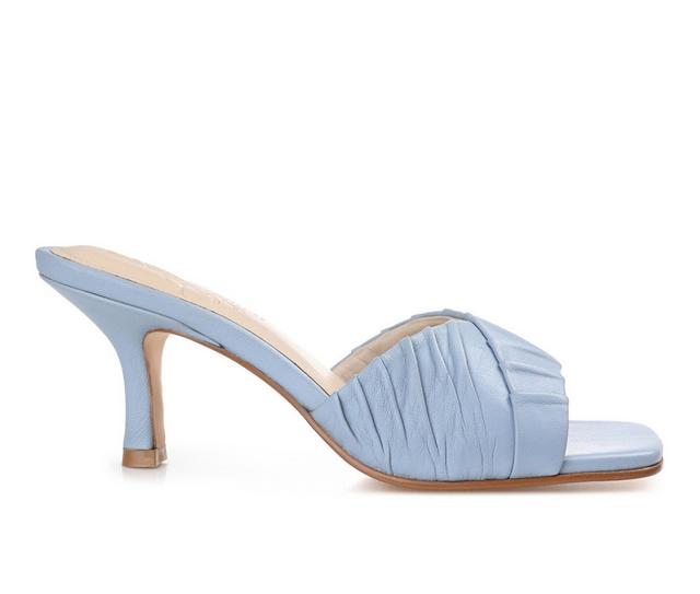 Journee Signature Juliette Dress Sandals in Blue color