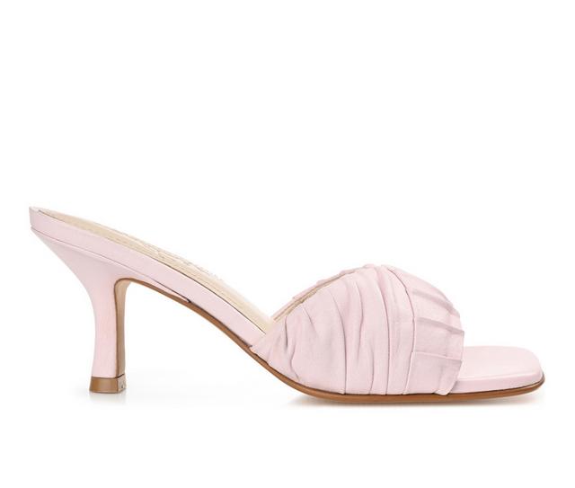 Journee Signature Juliette Dress Sandals in Pink color