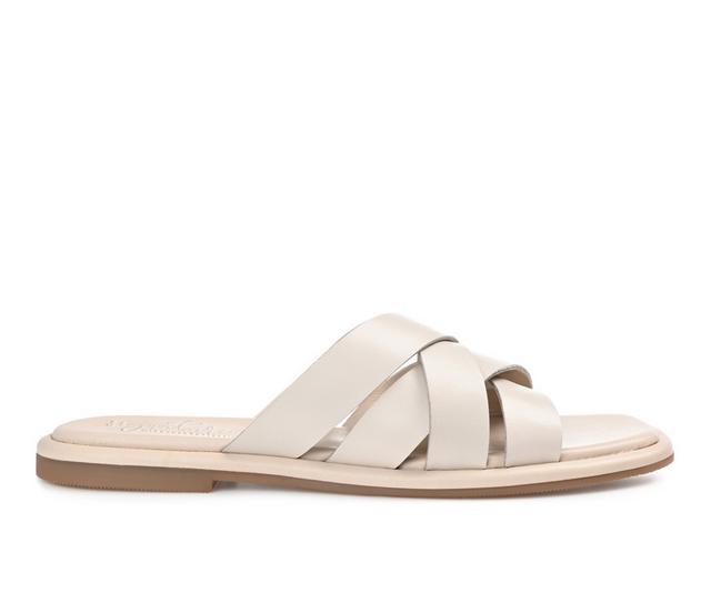 Women's Journee Signature Parkker Sandals in Bone color