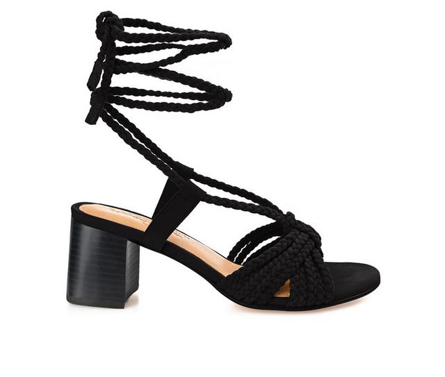 Women's Journee Signature Railee Dress Sandals in Black color