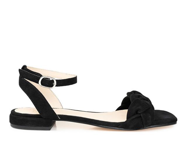 Women's Journee Signature Sellma Sandals in Black color