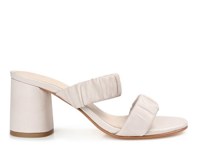 Women's Journee Signature Vidda Dress Sandals in Off White color