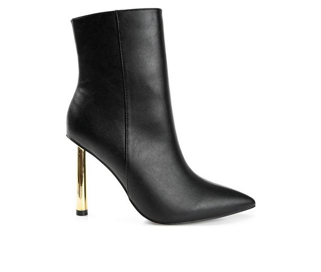 Women's Journee Collection Rorie Stiletto Booties in Black color