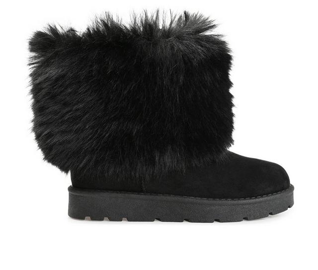 Women's Journee Collection Shanay Winter Boots in Black color