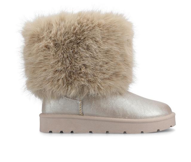 Women's Journee Collection Shanay Winter Boots in Champagne color