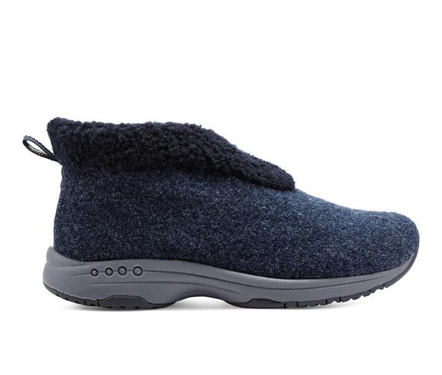 Women's Easy Spirit Treepose Winter Booties in Navy color