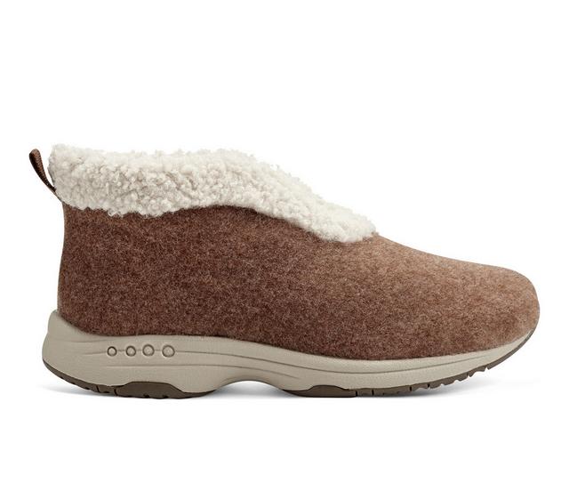 Women's Easy Spirit Treepose Winter Booties in Cognac color