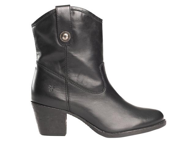 Women's Frye Jackie Button Short Booties in Black color