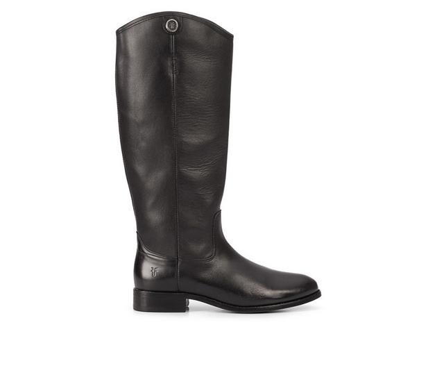 Women's Frye Melissa Button Knee High Boots in Black color