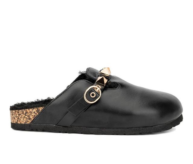 Women's Olivia Miller Romina Clogs in Black color