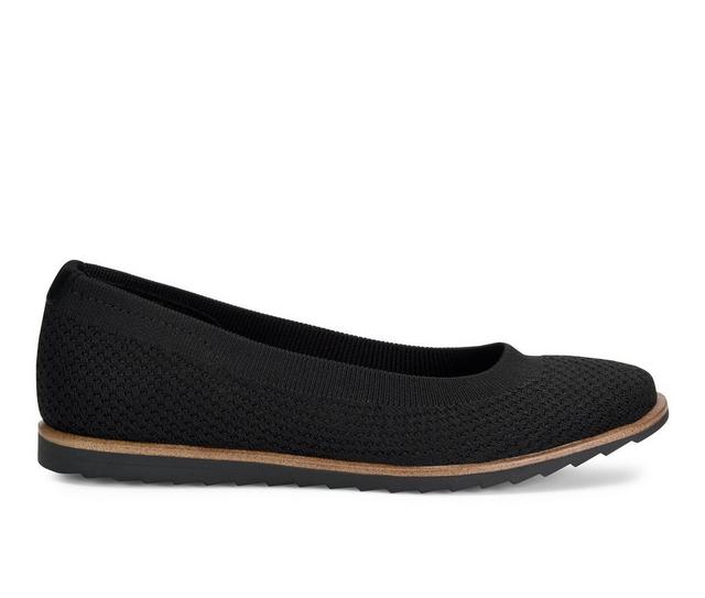 Women's Comfortiva Rena Flats in Black color