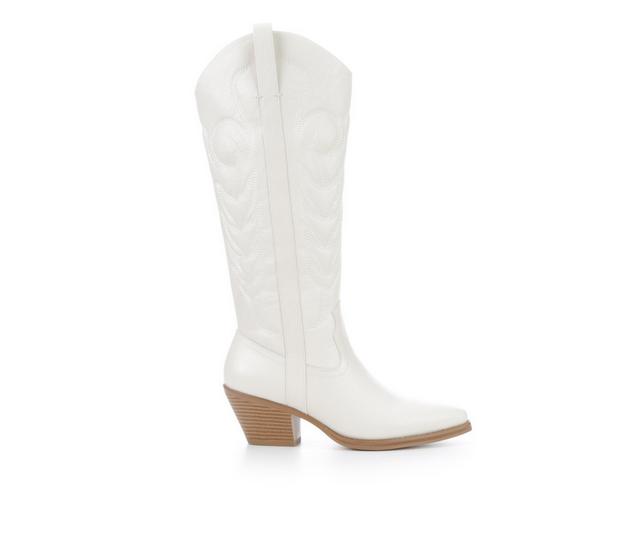 Women's Coconuts by Matisse Dixie Western Boots in White color