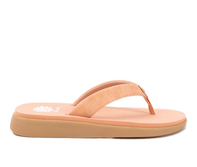 Women's Yellow Box Ginza Flip-Flops in Blush color