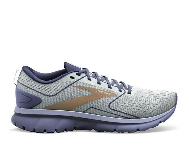 Women's Brooks Transmit 3 Running Shoes in Blue/Copper color