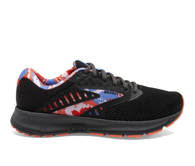Women's Brooks Range 2 Running Shoes in Blk/Coral/Blue color