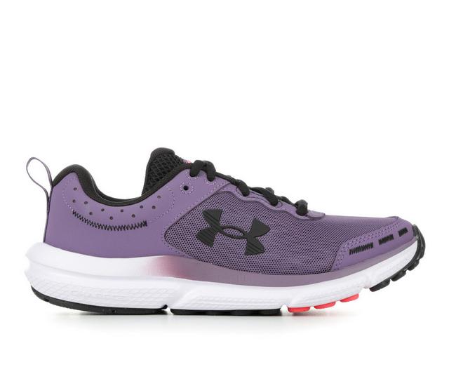 Women's Under Armour Charged Assert 10 Running Shoes in Purple/Black color
