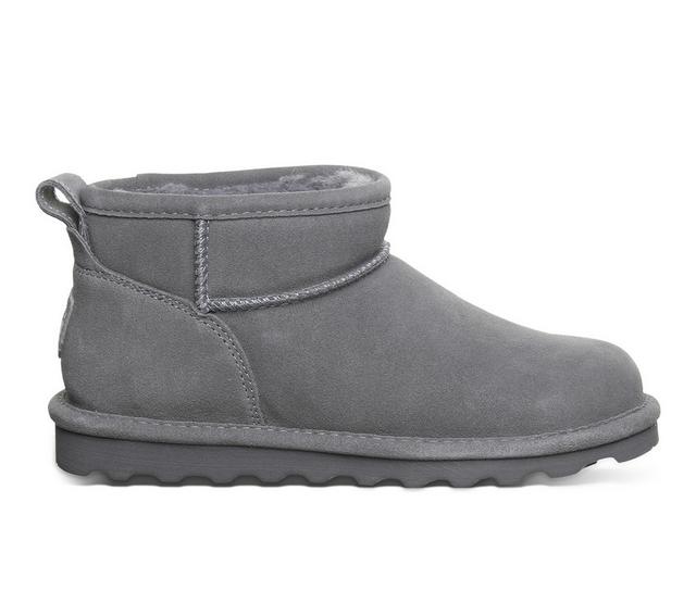 Women's Bearpaw Shorty Winter Boots in Gadget Gray color