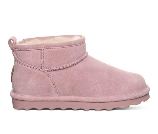 Women's Bearpaw Shorty Winter Boots in Peony color