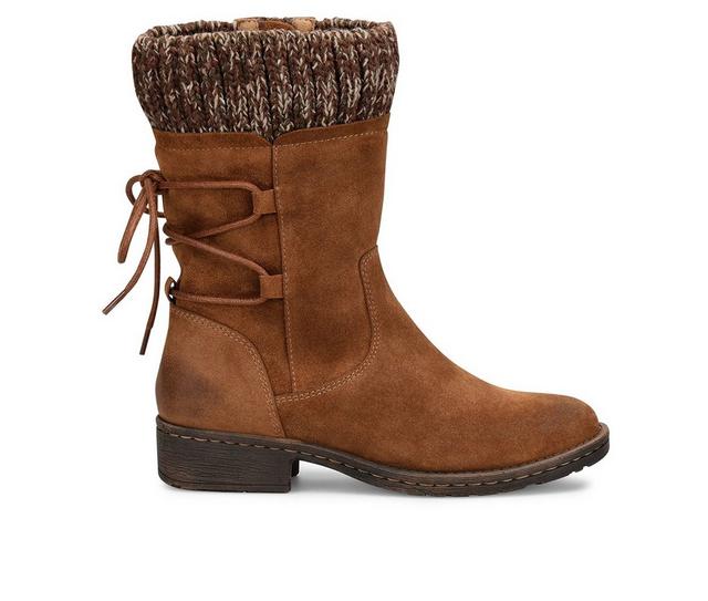 Women's Comfortiva Salem Mid Calf Boots in Brandy color