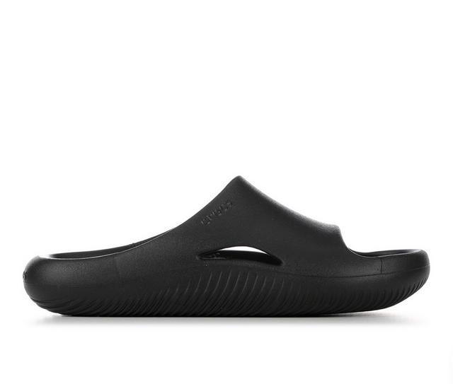 Adults' Crocs Mellow Slide Sandals in Black color