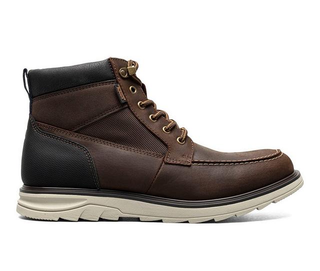 Men's Nunn Bush Luxor Moc Toe Boot Boots in Brown CH color