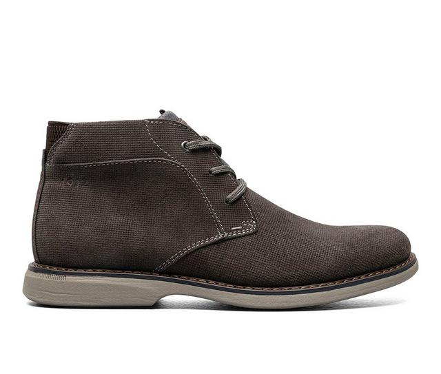 Men's Nunn Bush Otto Plain Toe Chukka Boots in Gray color