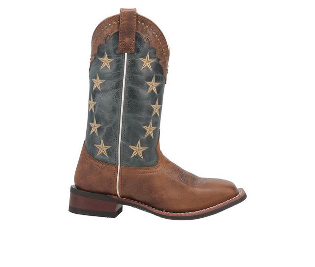 Women's Laredo Western Boots Early Star Western Boots in Tan/Blue color