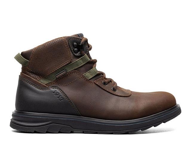 Men's Nunn Bush Luxor Waterproof Alpine Boots in Brown CH color