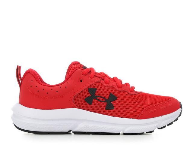 Kids' Under Armour Big Kid Assert 10 Wide Running Shoes in Red color