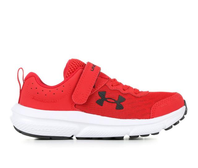 Kids' Under Armour Little Kid Assert 10 Wide Preschool Running Shoes in Red color