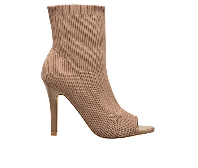 Women's French Connection Meghan Stiletto Booties in Taupe color