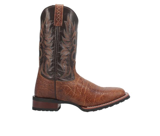 Men's Laredo Western Boots Broken Bow Cowboy Boots in Rust color