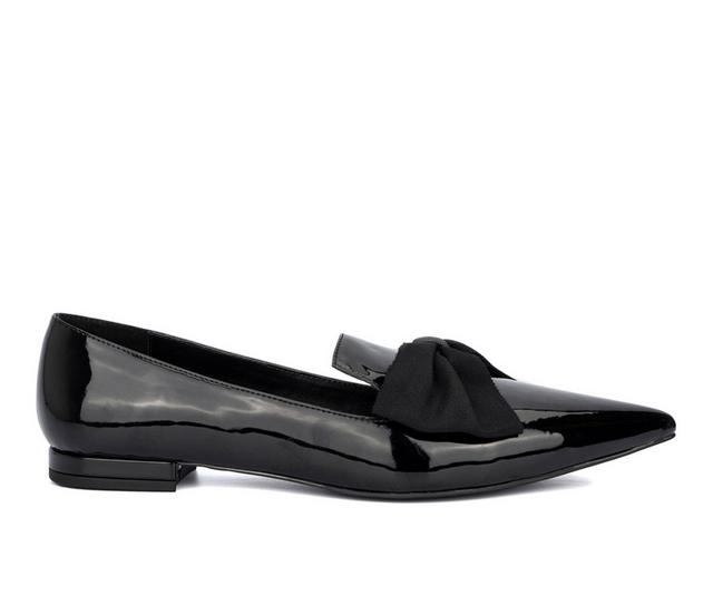 Women's Fashion to Figure Belinda Wide Width Flats in Black Wide color