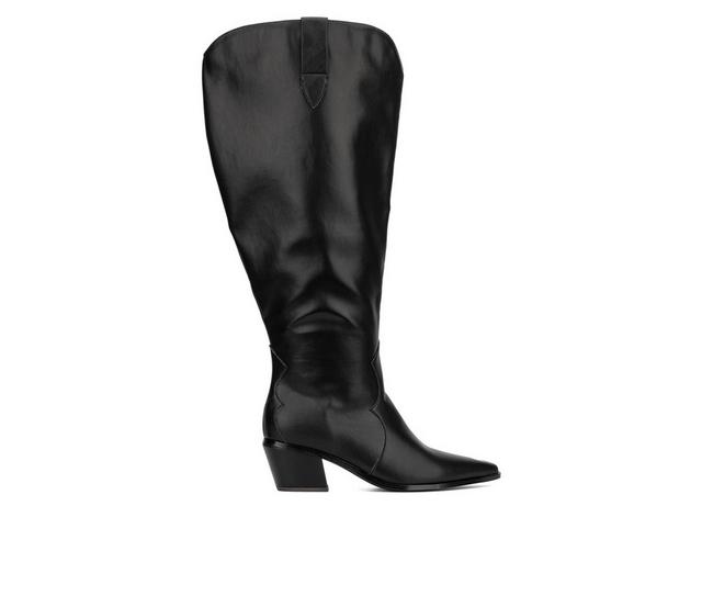 Women's Fashion to Figure Mariana XWC Knee High Boots in Black Wide color