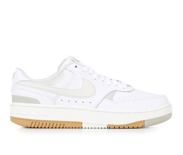 Women's Nike Gamma Force Sneakers in White/Gum color