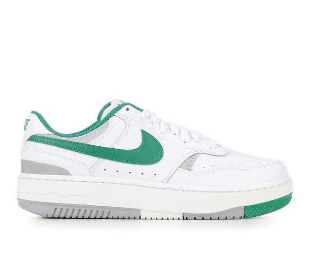 Women's Nike Gamma Force Sneakers in White/Green color