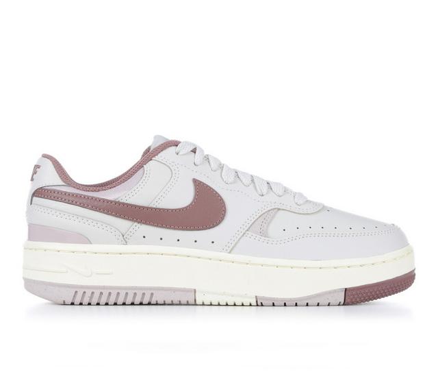 Women's Nike Gamma Force Sneakers in White/Mauve color