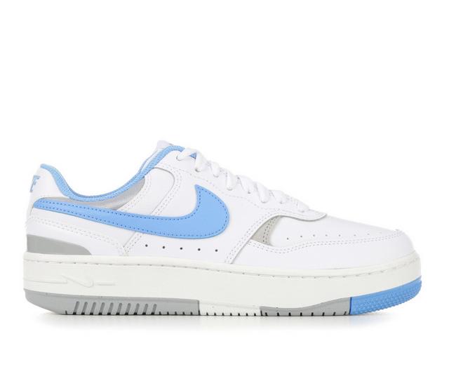 Women's Nike Gamma Force Sneakers in White/Uni Blue color