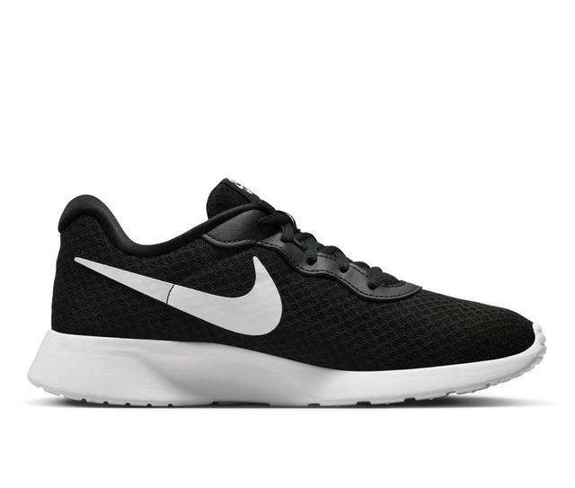 Women's Nike Tanjun Ease Sneakers in Black/White color