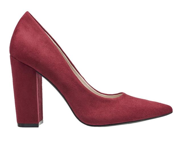 Women's French Connection Kelsey Pumps in Burgundy color