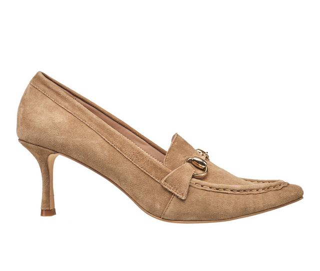 Women's French Connection Leig Loafers in Taupe color