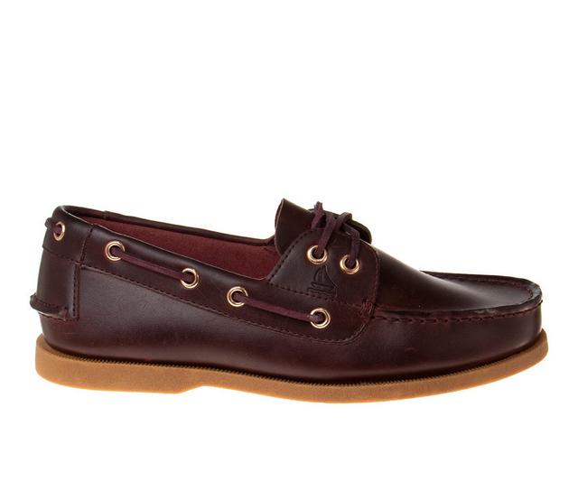 Men's Sail Boat Shoes in Redwood color