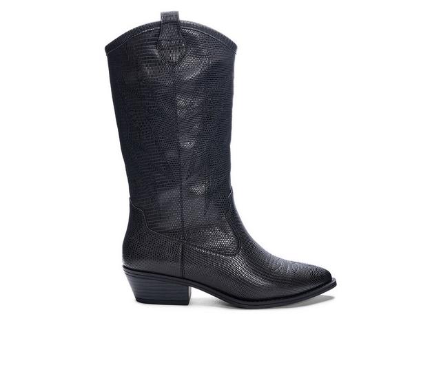 Women's Dirty Laundry Josea Western Boots in Black color