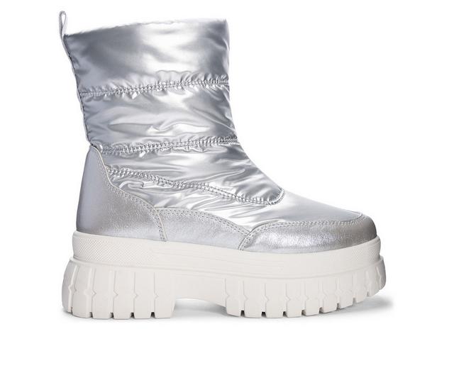 Women's Dirty Laundry Dashh Booties in Silver color