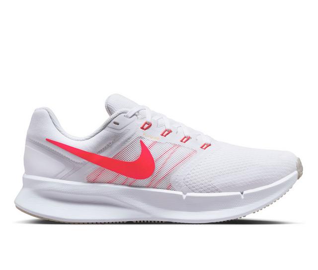 Men's Nike Run Swift 3 Running Shoes in White/Red color