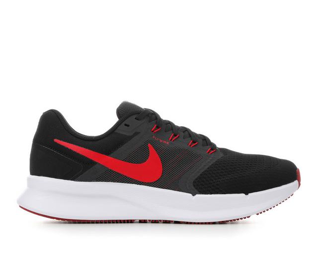 Men's Nike Run Swift 3 Running Shoes in Blk/Red/Wht 001 color